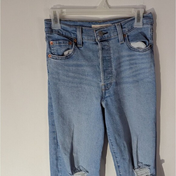 Levi's Ribcage Straight Ankle Jeans Size 26 - Picture 4 of 10